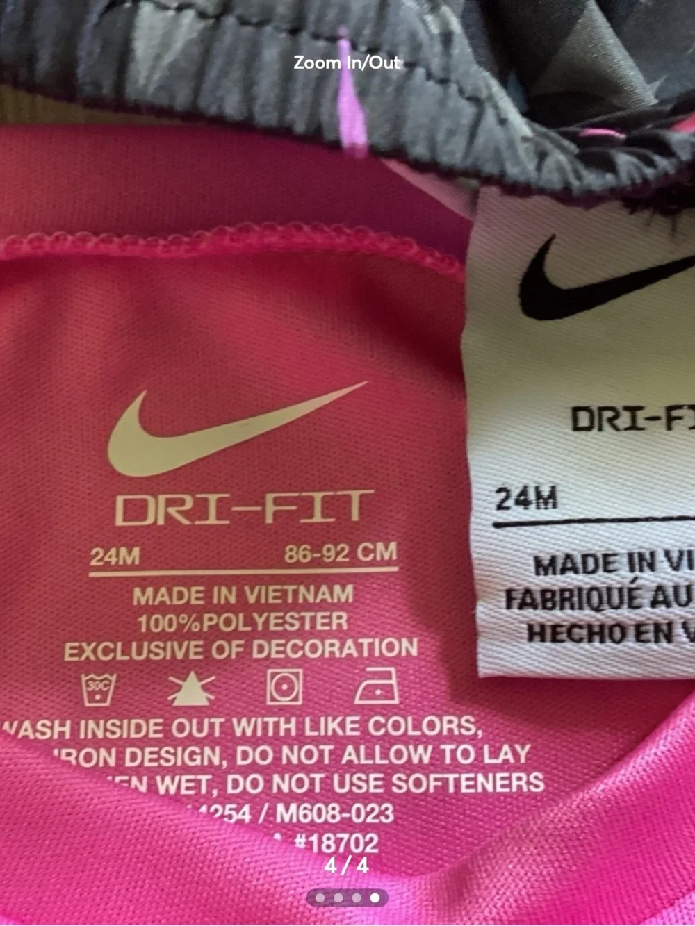 Nike DRIFIT Tee & Shorts set size 24 months(NWT) ~FIRM, NO OFFERS~ - Picture 4 of 4